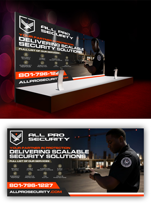 Diseño de Stand de Feria por VCreativeidea para All Pro Security  | Diseño: #36895341