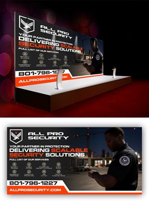 Diseño de Stand de Feria por VCreativeidea para All Pro Security  | Diseño: #36895356