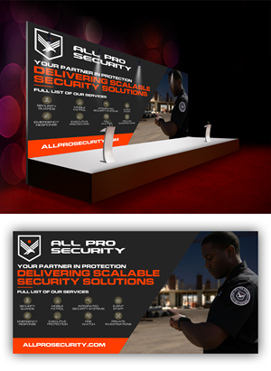 Diseño de Stand de Feria por VCreativeidea para All Pro Security  | Diseño: #36895399