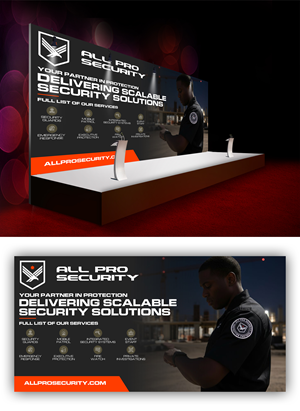 Diseño de Stand de Feria por VCreativeidea para All Pro Security  | Diseño: #36899419