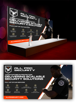 Diseño de Stand de Feria por VCreativeidea para All Pro Security  | Diseño: #36899422