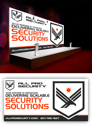 Diseño de Stand de Feria por VCreativeidea para All Pro Security  | Diseño: #36903476