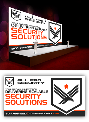 Diseño de Stand de Feria por VCreativeidea para All Pro Security  | Diseño: #36903497