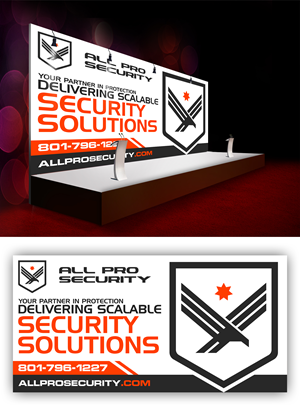 Diseño de Stand de Feria por VCreativeidea para All Pro Security  | Diseño: #36911257