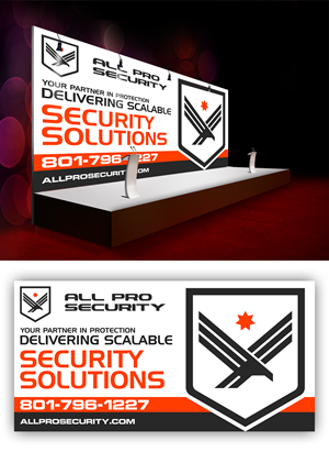 Diseño de Stand de Feria por VCreativeidea para All Pro Security  | Diseño: #36930210