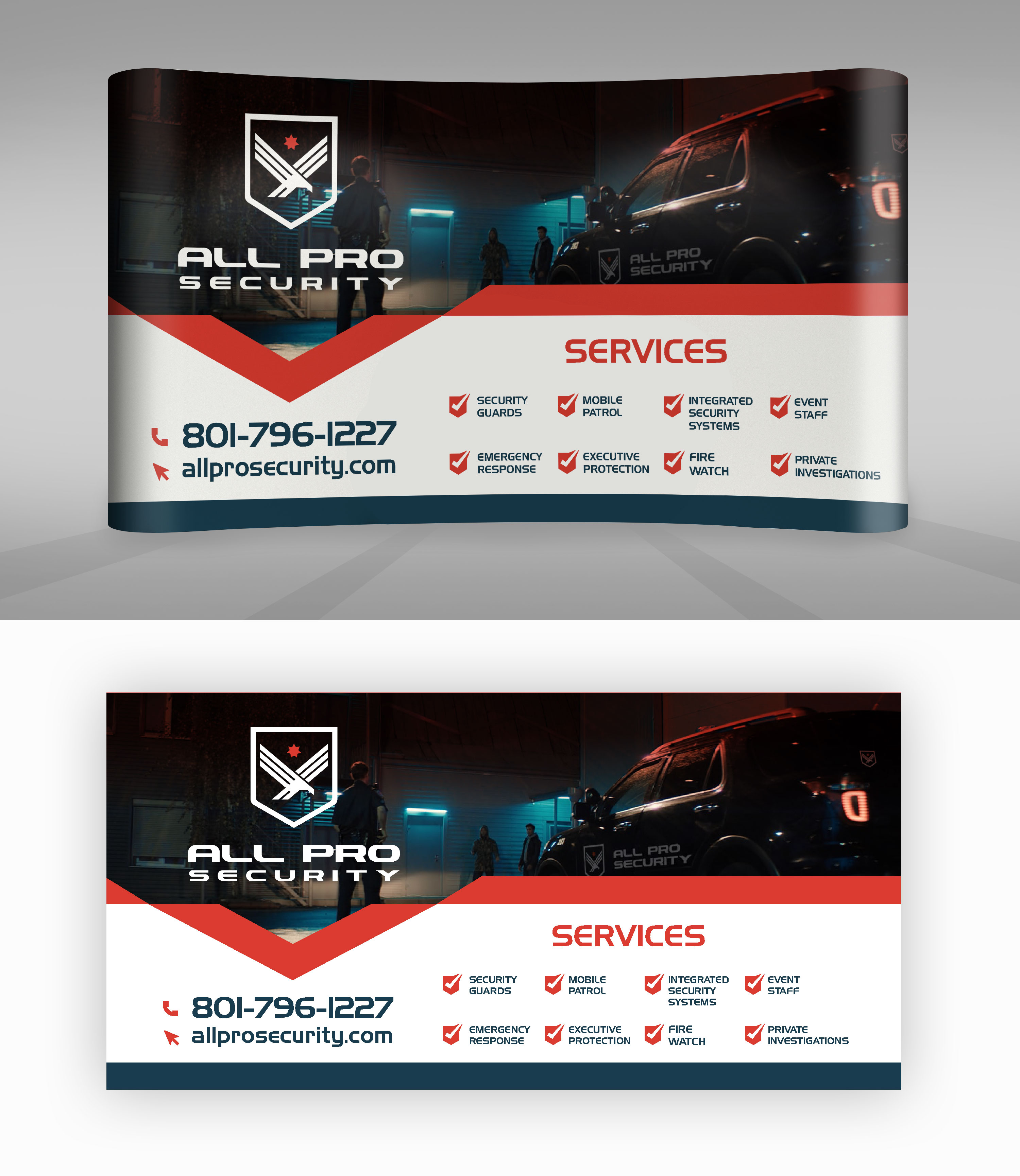 Diseño de Stand de Feria por saurov para All Pro Security  | Diseño #36885410