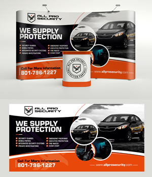Diseño de Stand de Feria por Aurora:) para All Pro Security  | Diseño: #36866103