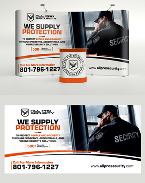 Diseño de Stand de Feria por Aurora:) para All Pro Security  | Diseño: #36870249