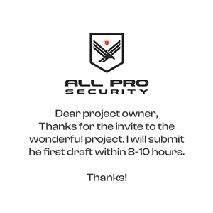 Diseño de Stand de Feria por Graphic Guy para All Pro Security  | Diseño: #36894122