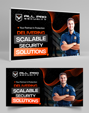 Diseño de Stand de Feria por Graphic Guy para All Pro Security  | Diseño #36896761