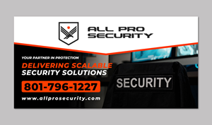 Trade Show Booth Design by Imagine design000 for All Pro Security  | Design: #36861352