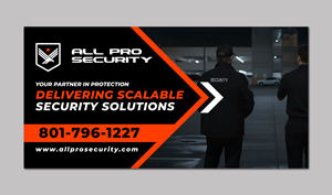 Trade Show Booth Design by Imagine design000 for All Pro Security  | Design: #36861353