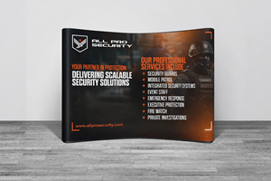 Diseño de Stand de Feria por CDS Creative para All Pro Security  | Diseño #36862643