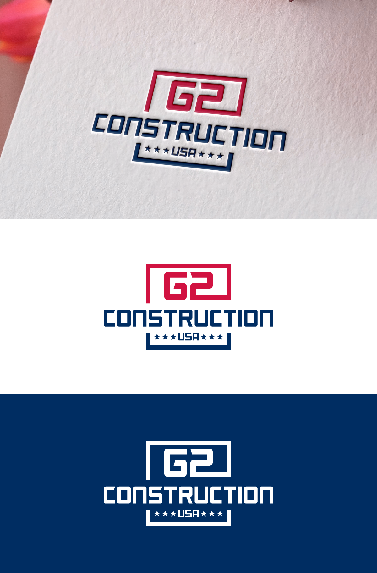 Logo Design by Ellene for G2 Construction USA LLC | Design #36861546