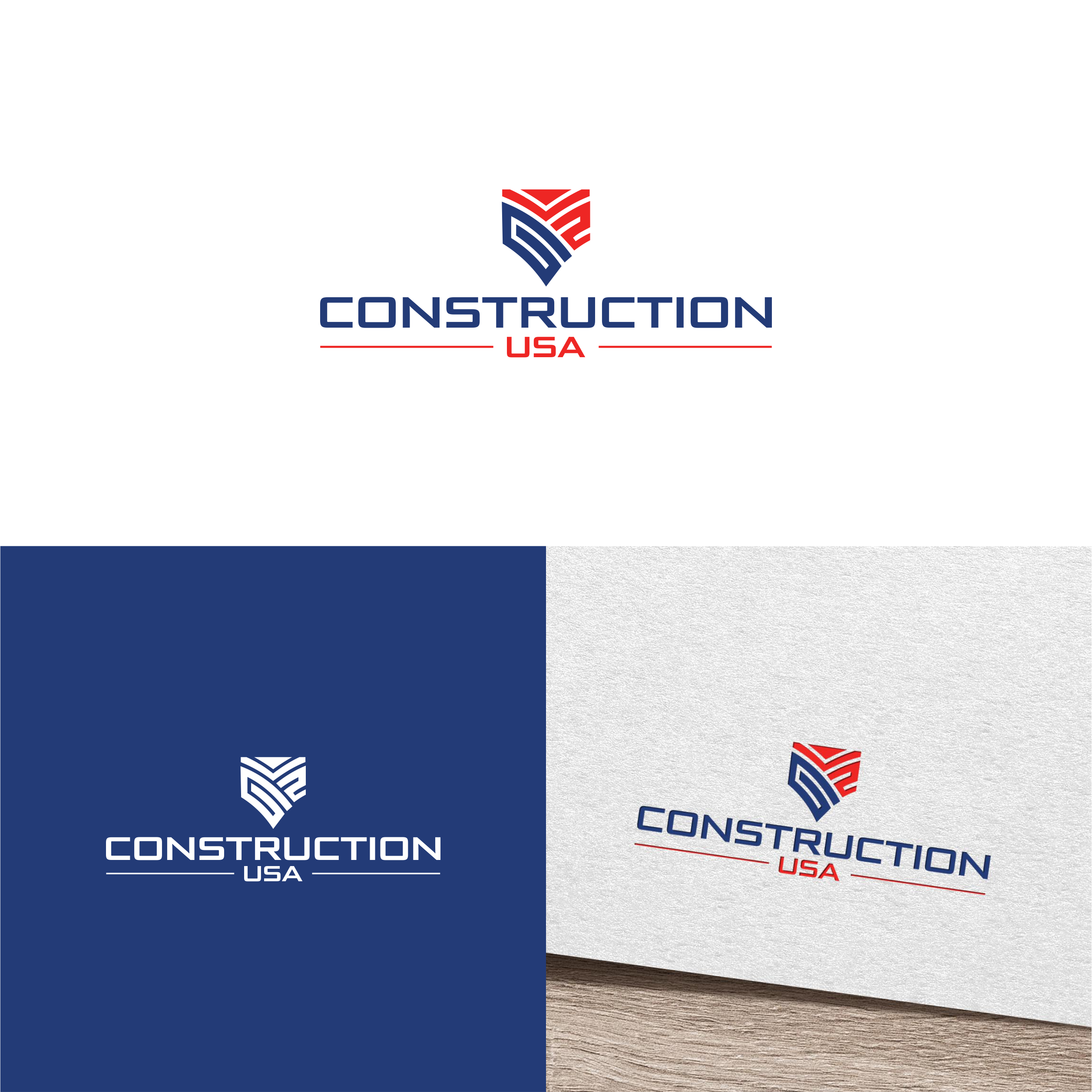 Logo Design by melzh for G2 Construction USA LLC | Design #36857819