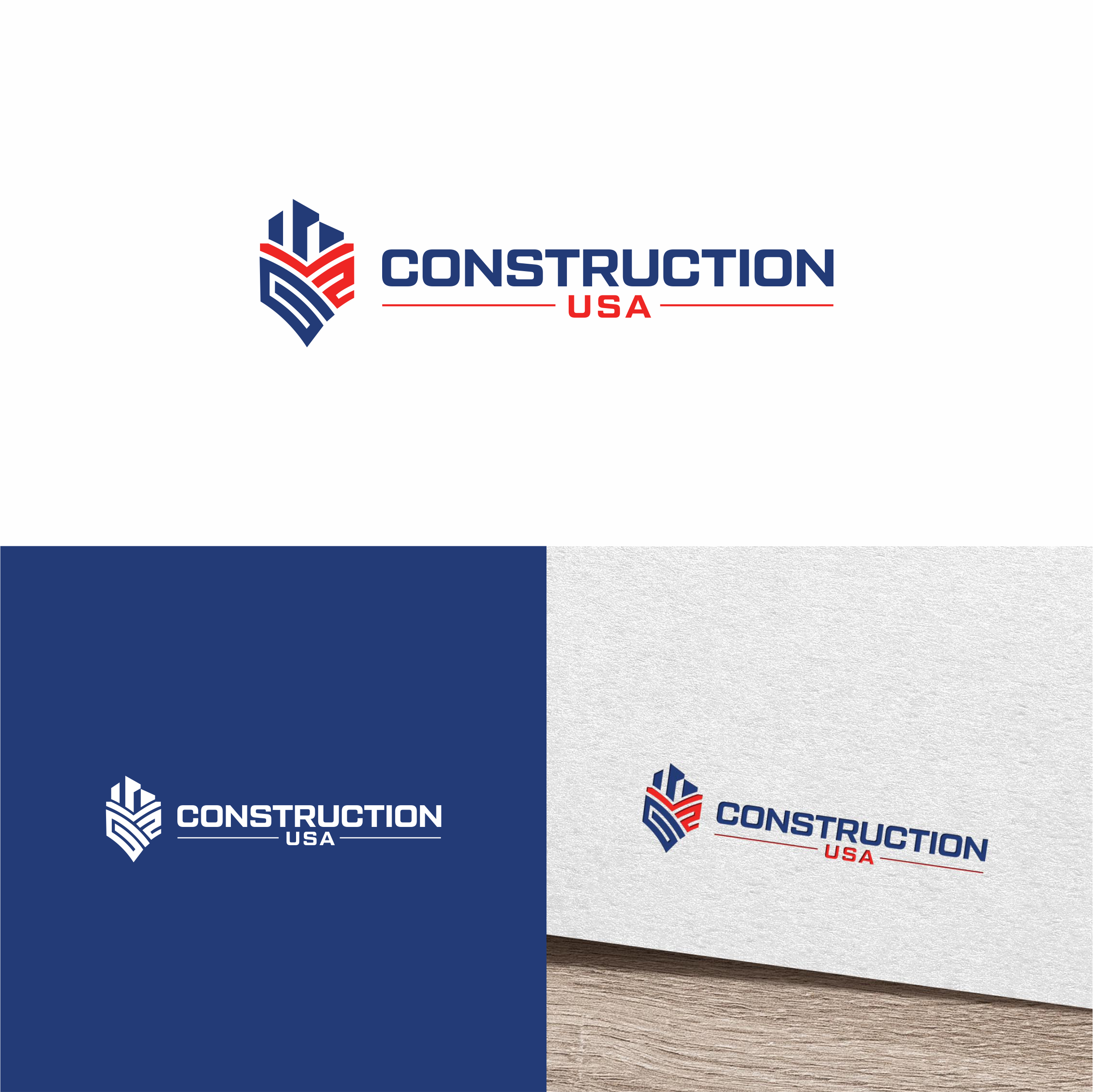 Logo Design by melzh for G2 Construction USA LLC | Design #36864254