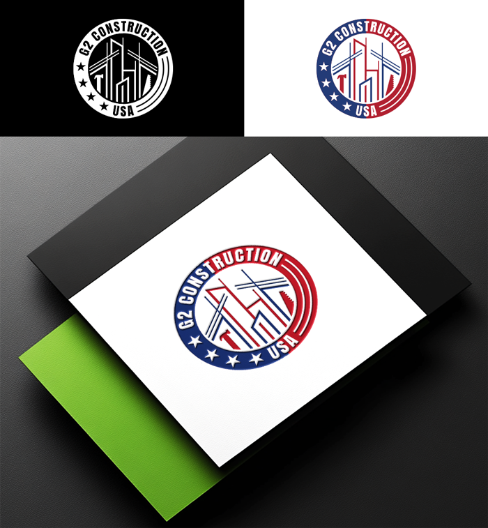 Logo Design by RA-bica for G2 Construction USA LLC | Design #36858776