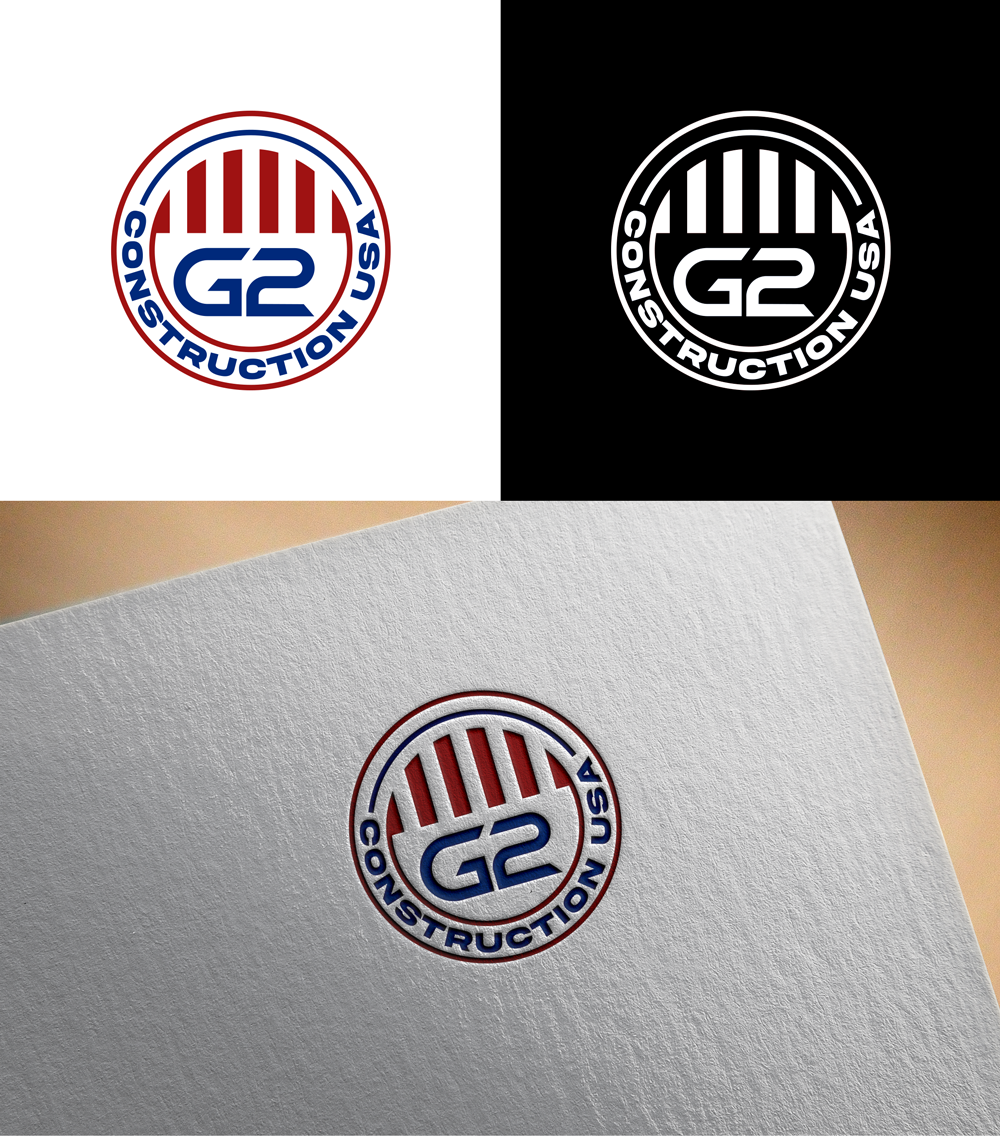 Logo Design by RA-bica for G2 Construction USA LLC | Design #36858882