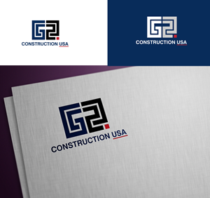 Logo Design by RA-bica for G2 Construction USA LLC | Design: #36859603