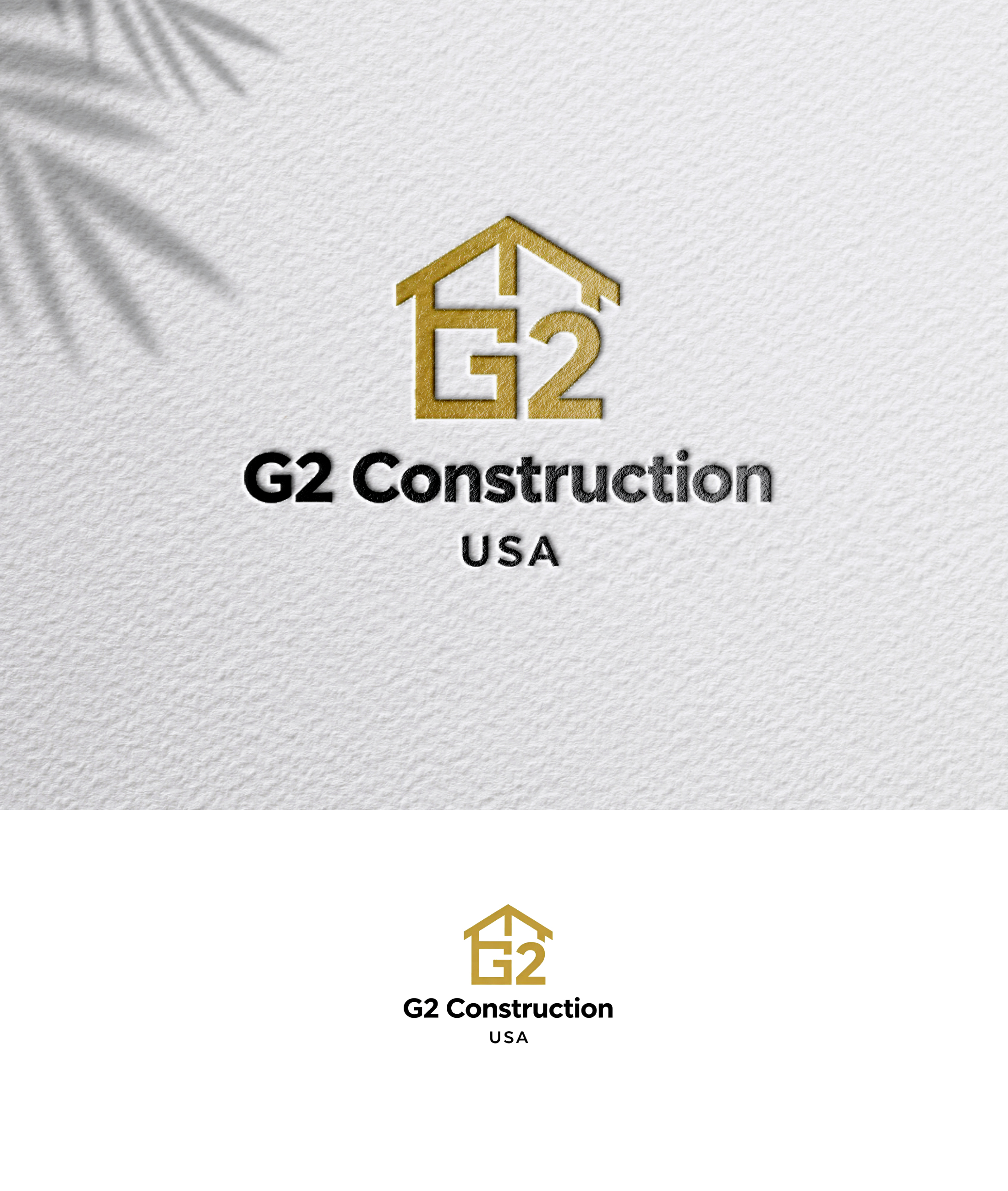 Logo Design by zoyario for G2 Construction USA LLC | Design #36859248