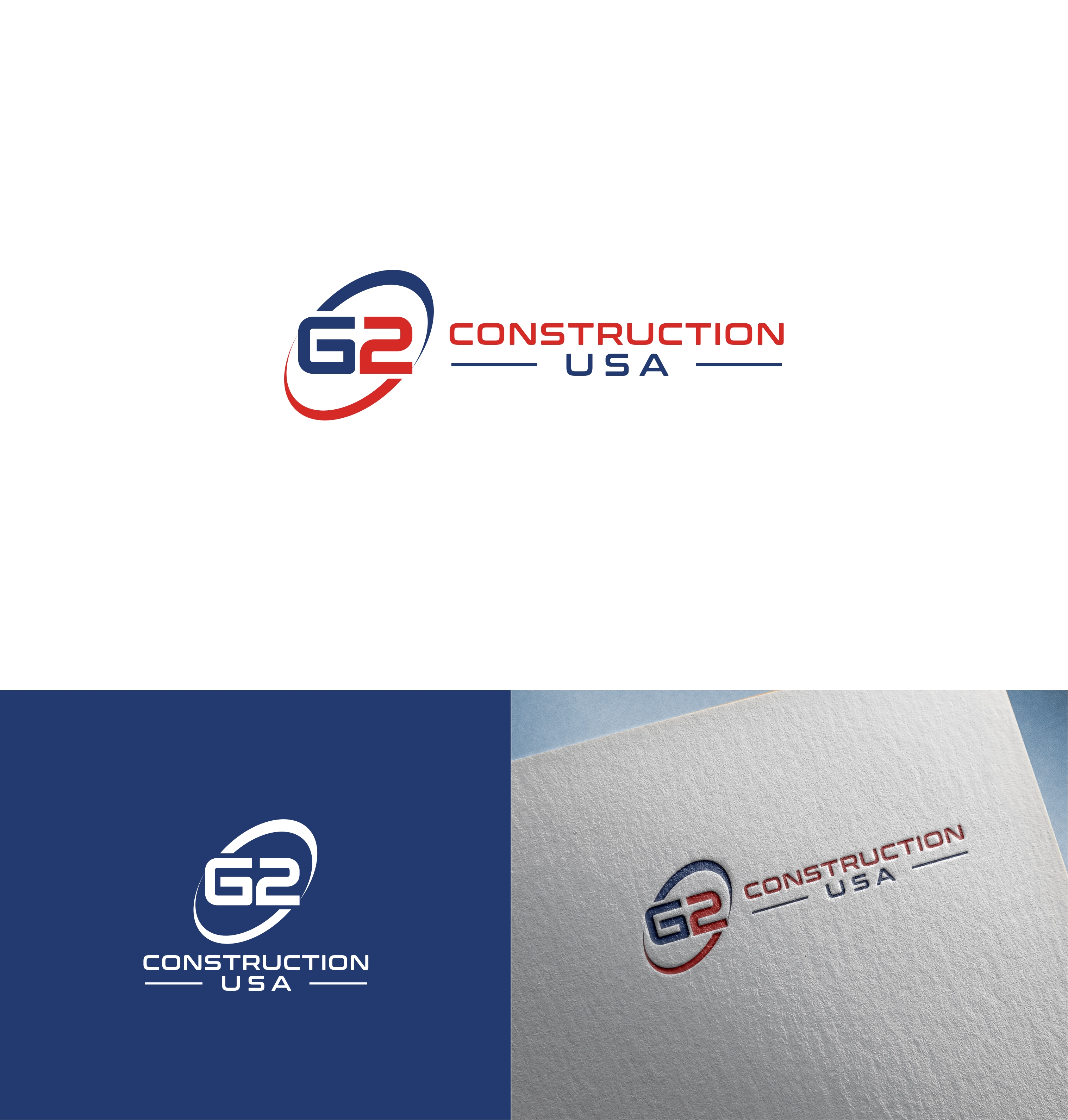 Logo Design by Joenet Jayawarna for G2 Construction USA LLC | Design #36861832