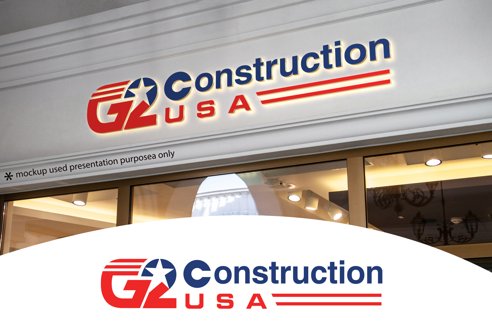 Logo Design by Rubia@ for G2 Construction USA LLC | Design #36858125