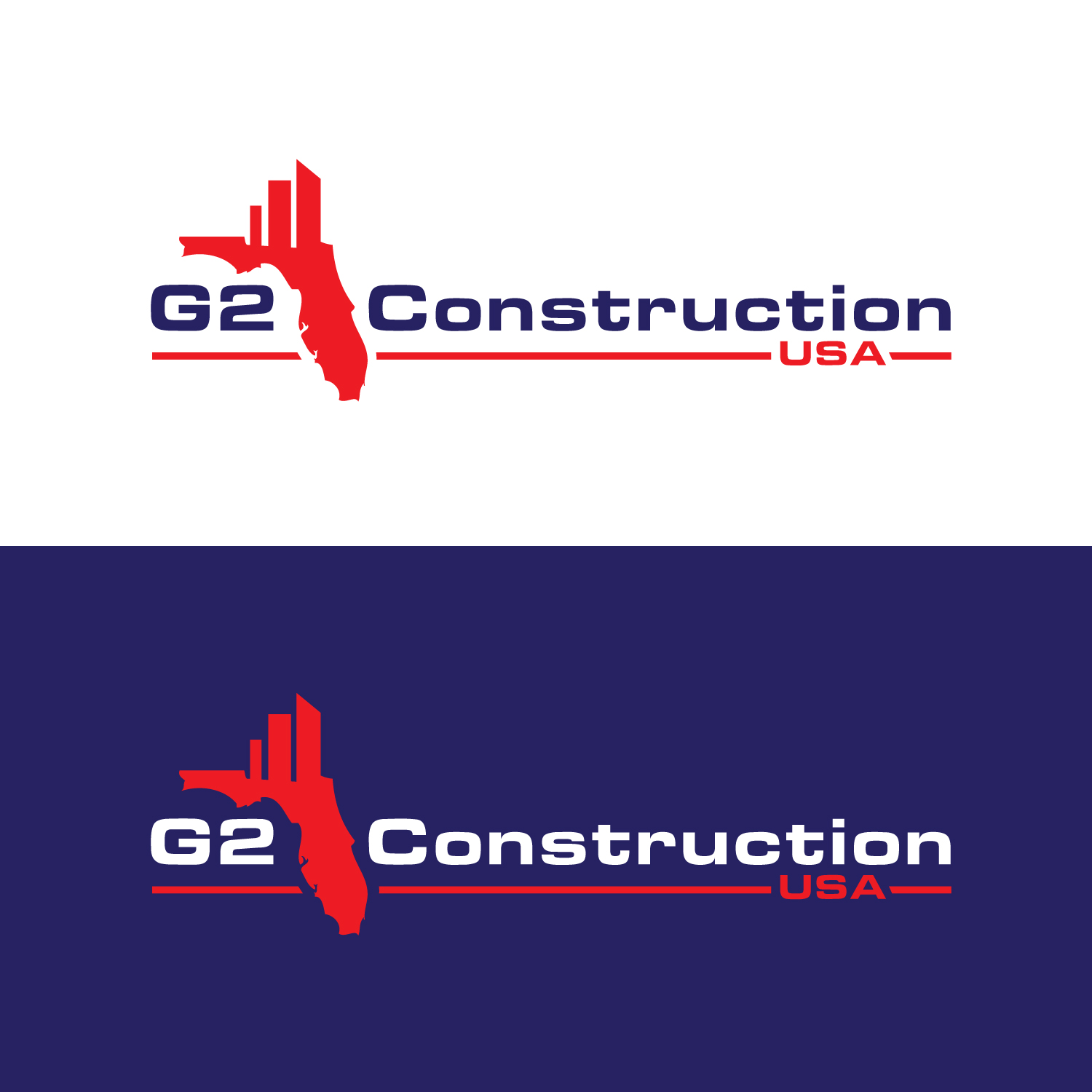 Logo Design by geni for G2 Construction USA LLC | Design #36858342