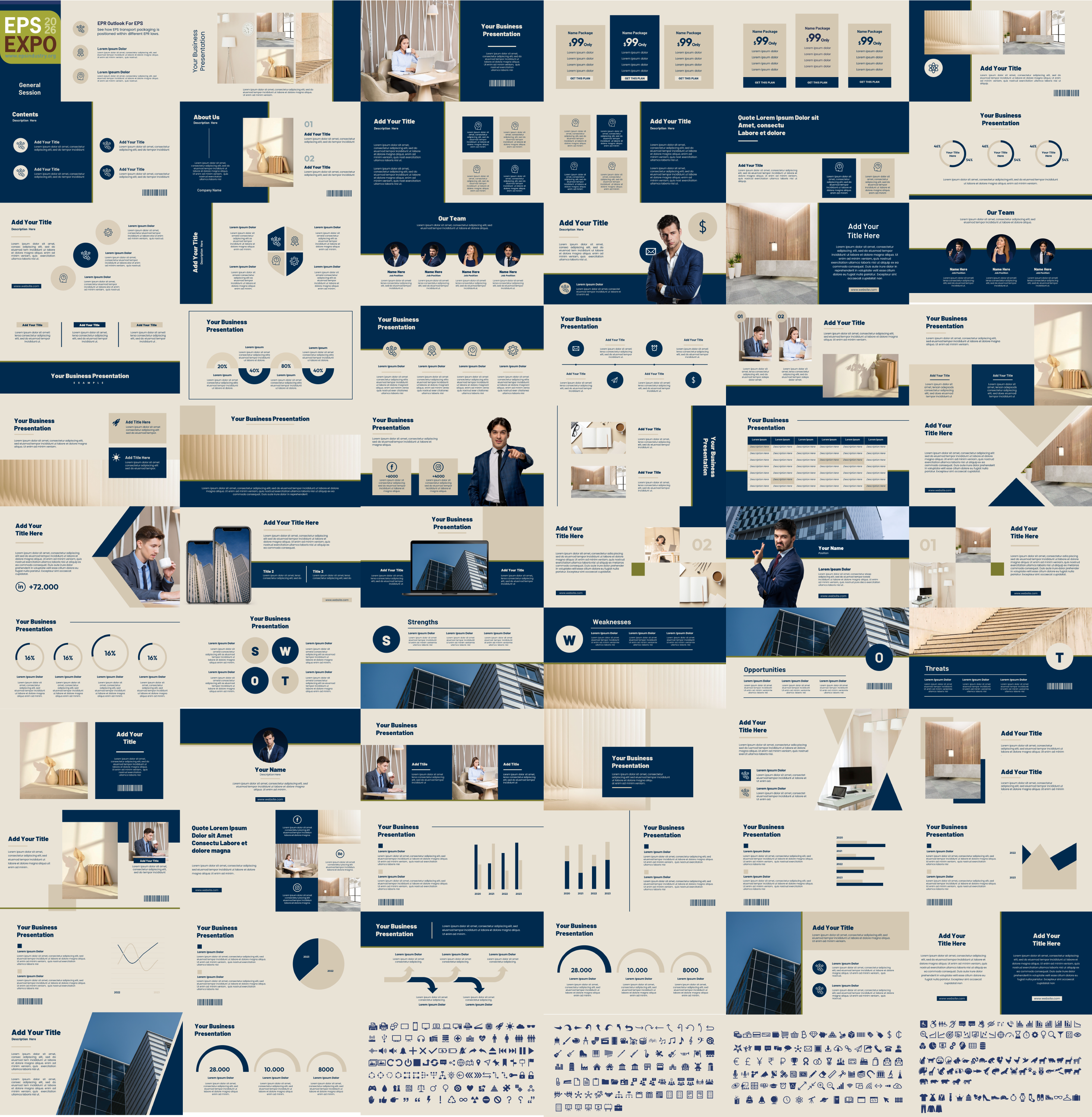 Diseño de PowerPoint por JK18 para EPS-IA | Diseño #36880026