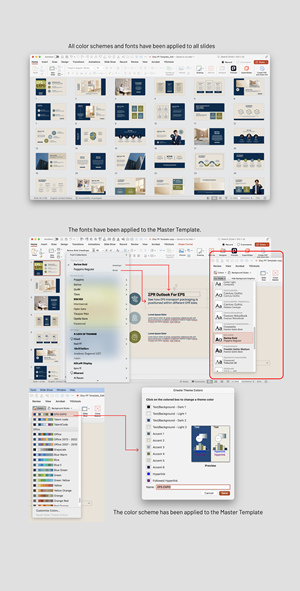 Diseño de PowerPoint por Flatmilter