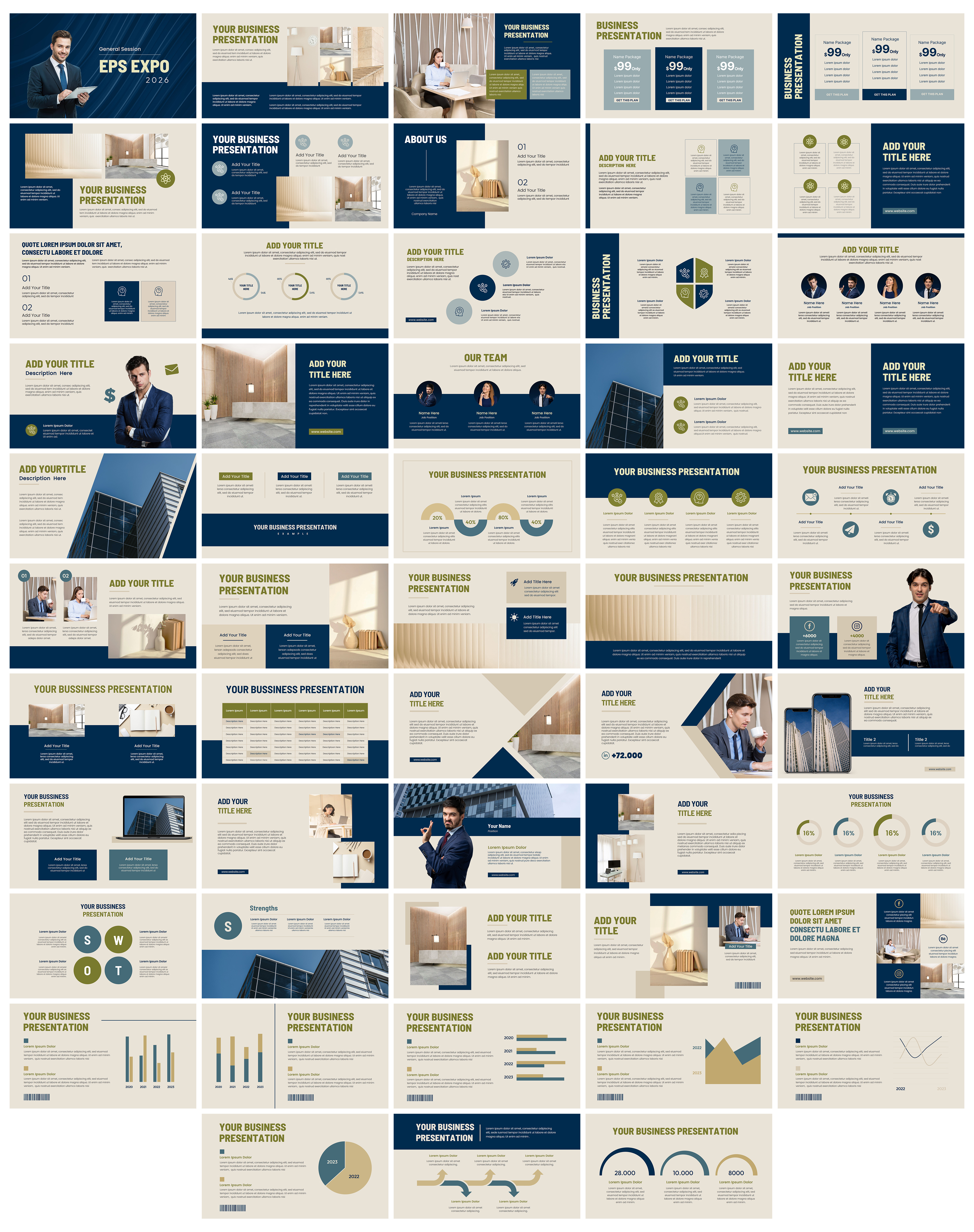 Diseño de PowerPoint por Graphic Guy para EPS-IA | Diseño #36877304