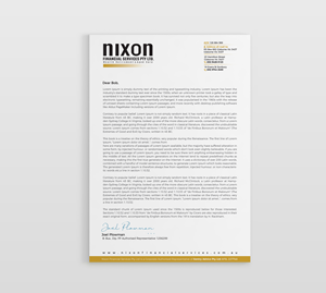 Stationery Design by Bharat Graphic for Nixon Financial Services Pty Ltd | Design: #36867692