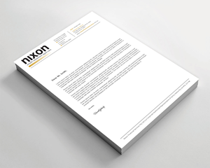 Stationery Design by Imagine design000 for Nixon Financial Services Pty Ltd | Design: #36863602