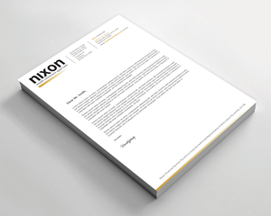 Stationery Design by Imagine design000 for Nixon Financial Services Pty Ltd | Design: #36863604