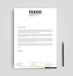 Stationery Design by Imagine design000 for Nixon Financial Services Pty Ltd | Design: #36863612