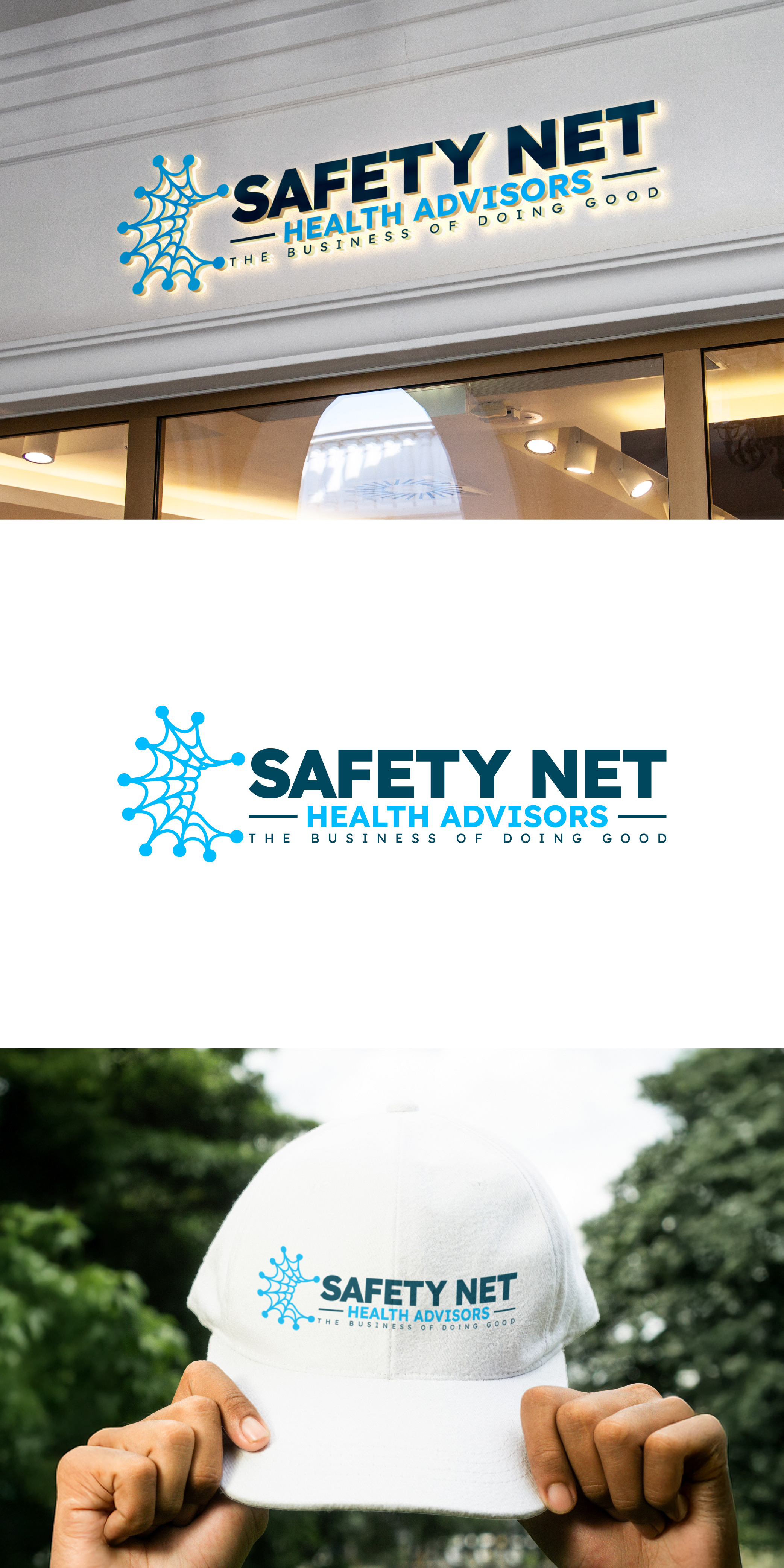 Logo Design by THE DESIGN MAN for Safety-Net Health Advisors | Design #36872383