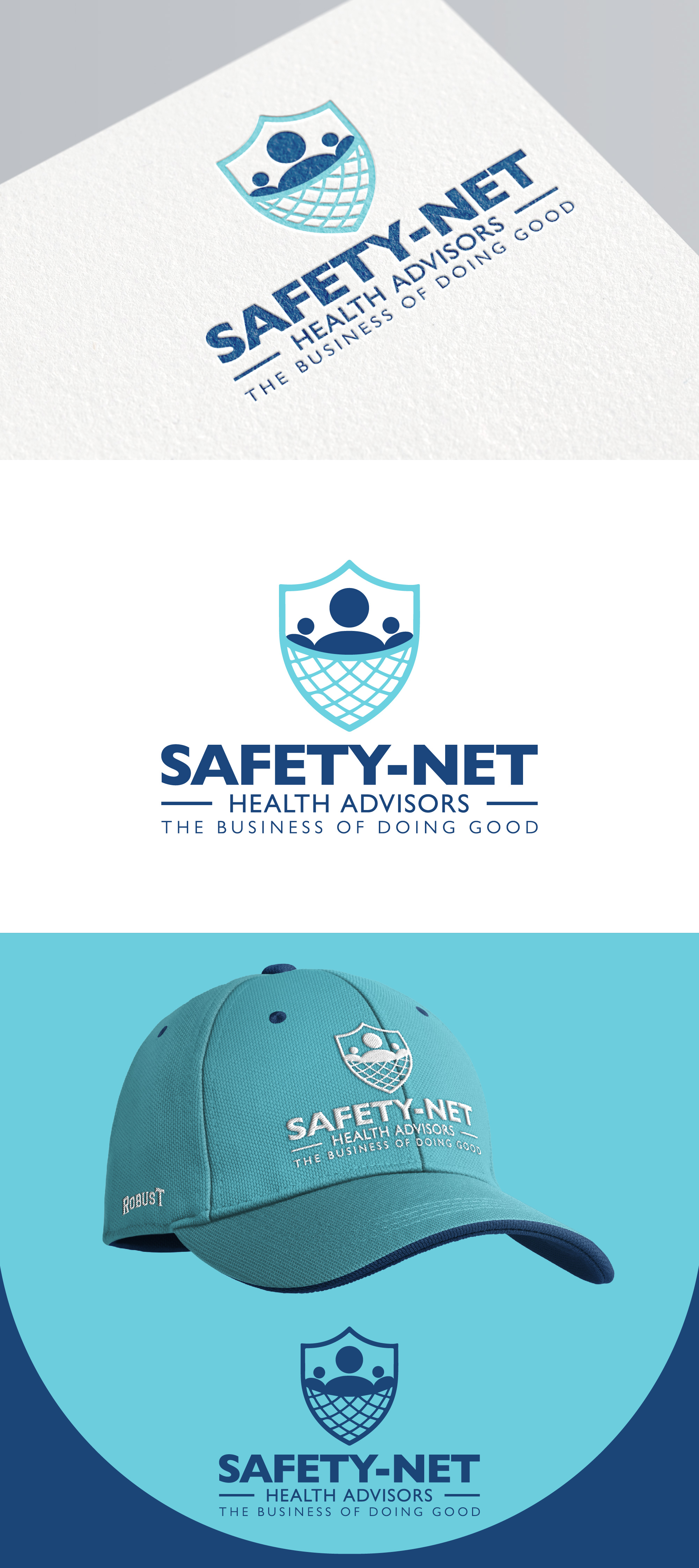 Logo Design by THE DESIGN MAN for Safety-Net Health Advisors | Design #36876670
