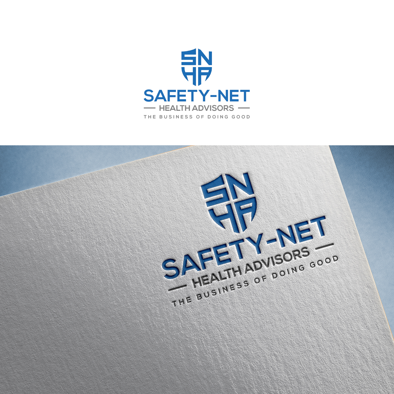 Logo Design by zoniee Creations for Safety-Net Health Advisors | Design #36868476