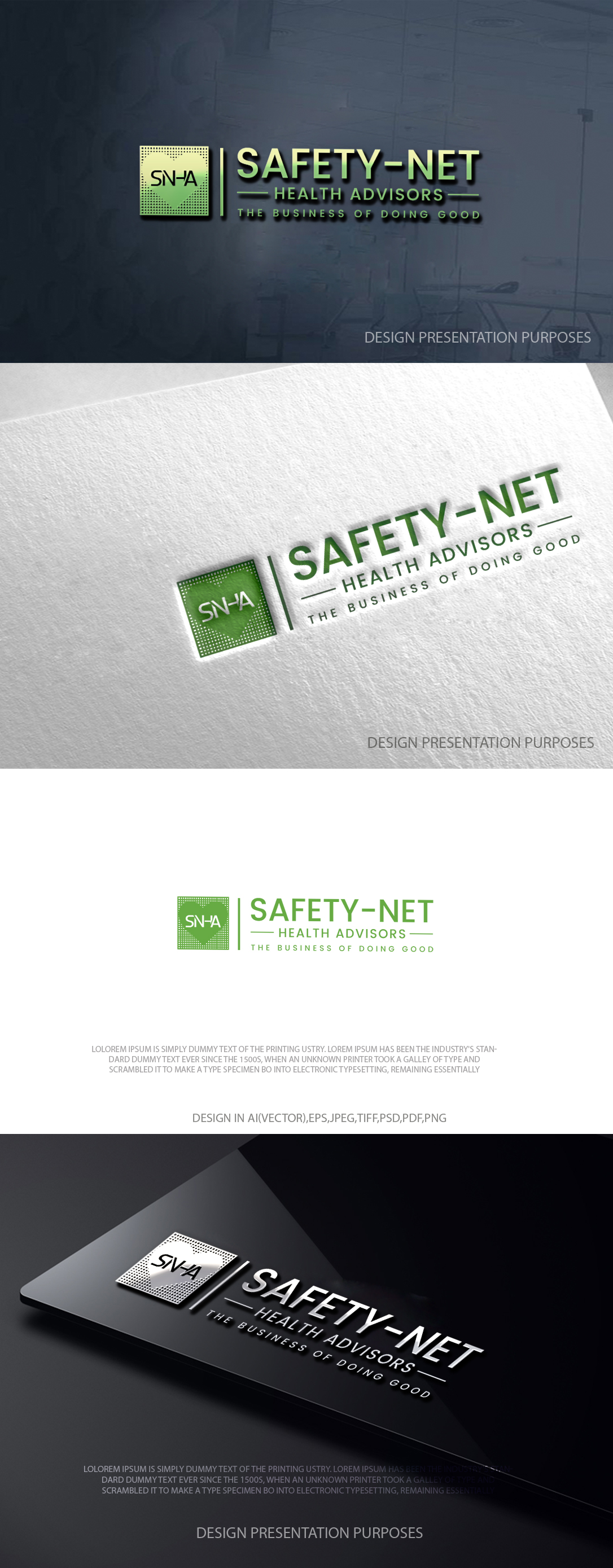 Logo Design by zebronicgraphic for Safety-Net Health Advisors | Design #36868862