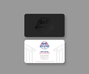 Diseño de Tarjeta de Presentación por Andrés Sebastián para A&R Iron Works | Diseño: #36872643