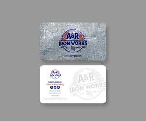 Diseño de Tarjeta de Presentación por Andrés Sebastián para A&R Iron Works | Diseño: #36873344