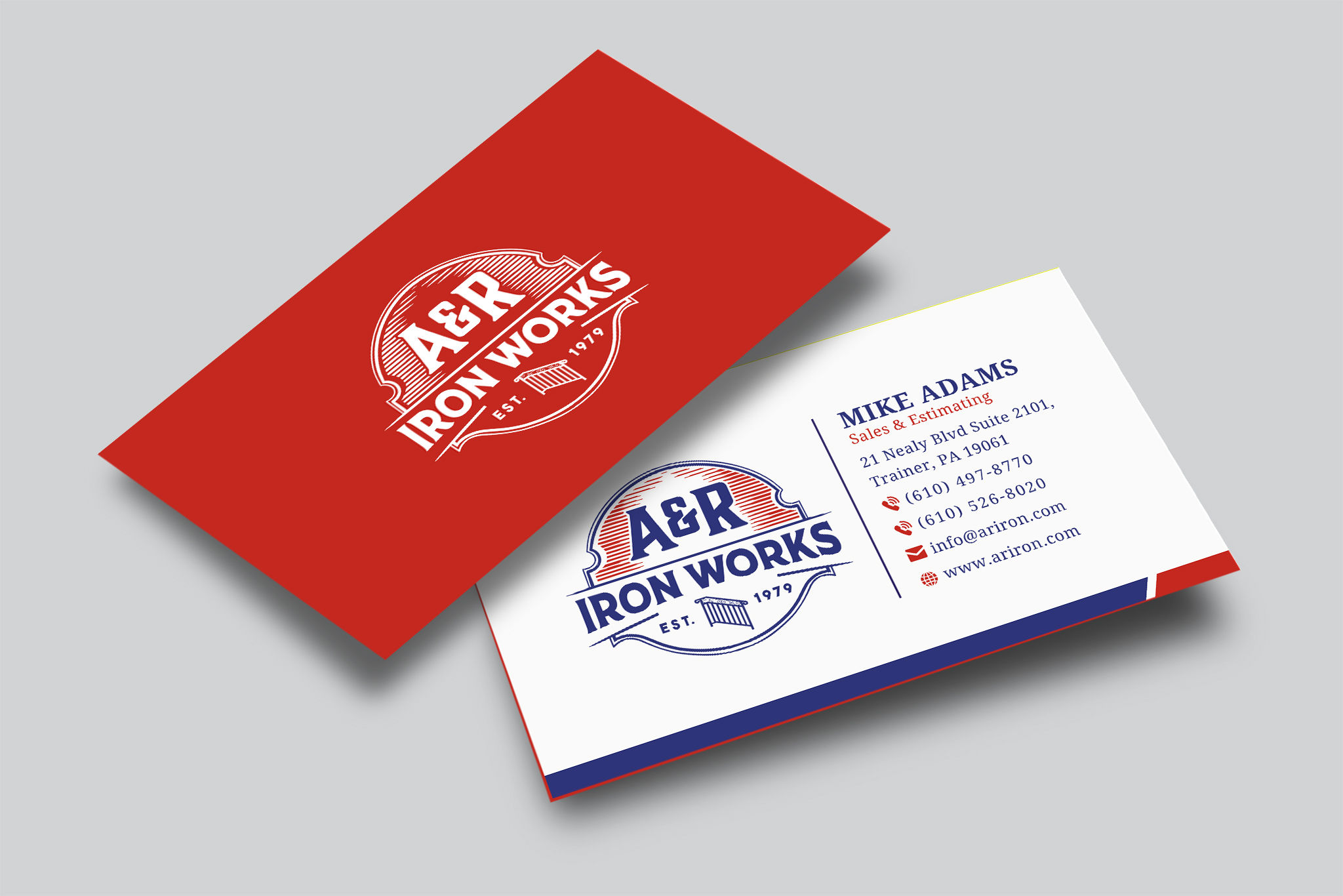 Diseño de Tarjeta de Presentación por Creative Moon Design para A&R Iron Works | Diseño #36869028