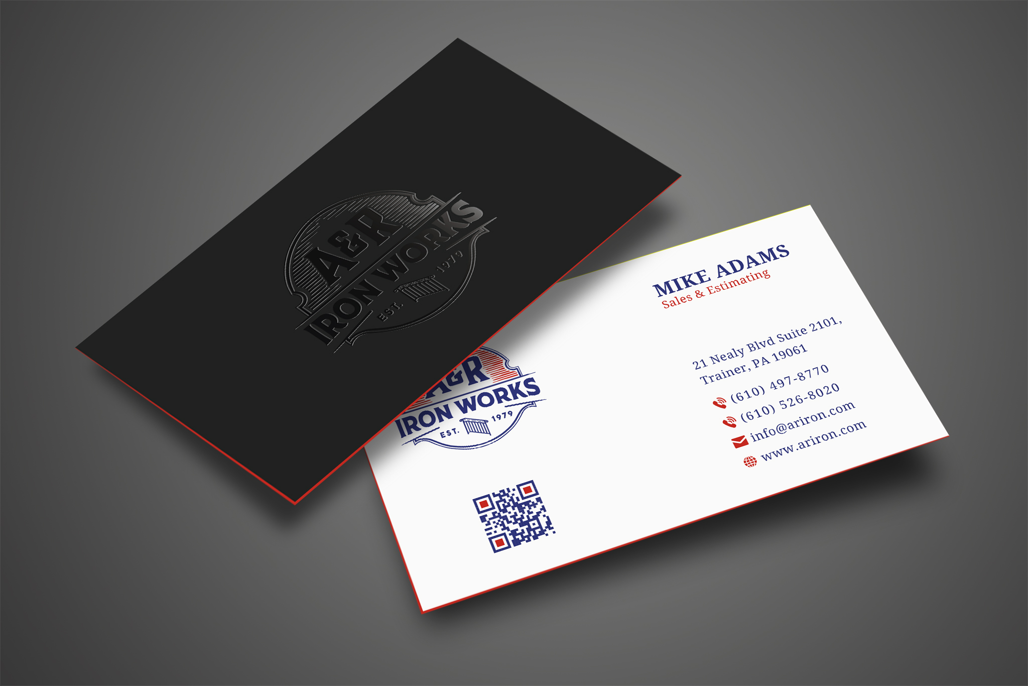 Diseño de Tarjeta de Presentación por Creative Moon Design para A&R Iron Works | Diseño #36878680