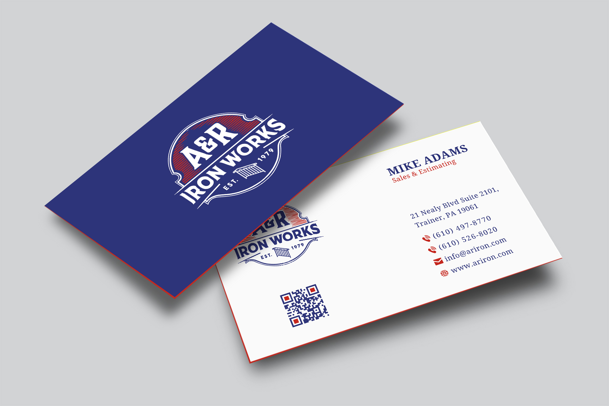 Diseño de Tarjeta de Presentación por Creative Moon Design para A&R Iron Works | Diseño #36878682