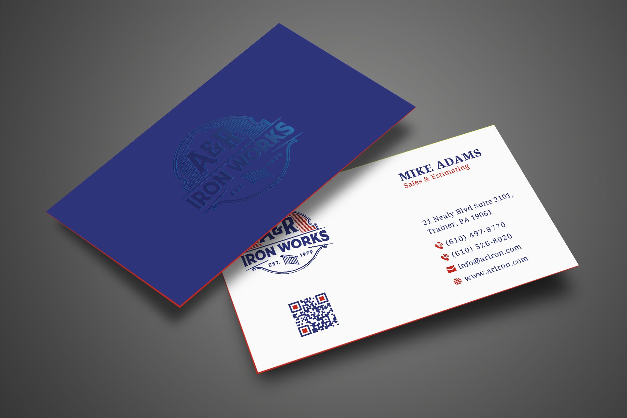 Diseño de Tarjeta de Presentación por Creative Moon Design para A&R Iron Works | Diseño #36878683