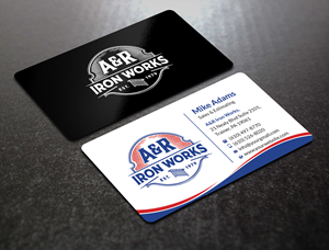 Diseño de Tarjeta de Presentación por SM~ Designer para A&R Iron Works | Diseño: #36899406