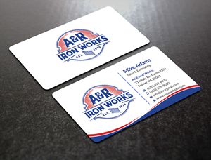 Diseño de Tarjeta de Presentación por SM~ Designer para A&R Iron Works | Diseño: #36899461