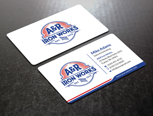 Diseño de Tarjeta de Presentación por SM~ Designer para A&R Iron Works | Diseño: #36899463