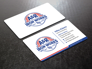 Diseño de Tarjeta de Presentación por SM~ Designer para A&R Iron Works | Diseño: #36899465