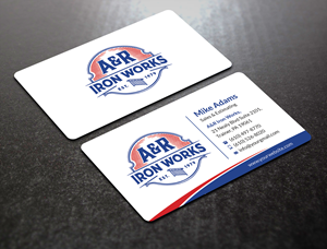 Diseño de Tarjeta de Presentación por SM~ Designer para A&R Iron Works | Diseño: #36899469