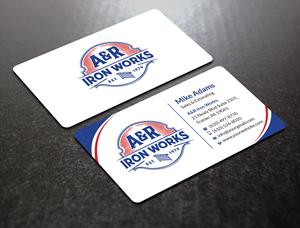 Diseño de Tarjeta de Presentación por SM~ Designer para A&R Iron Works | Diseño: #36899515